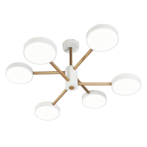 Потолочный светильник Escada 10236/6 LED*96W White/Wooden Потолочный светильник Escada 10236/6 LED*96W White/Wooden