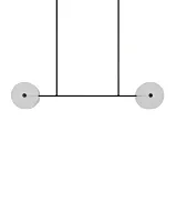 Черный линейный светильник “Милфорд”