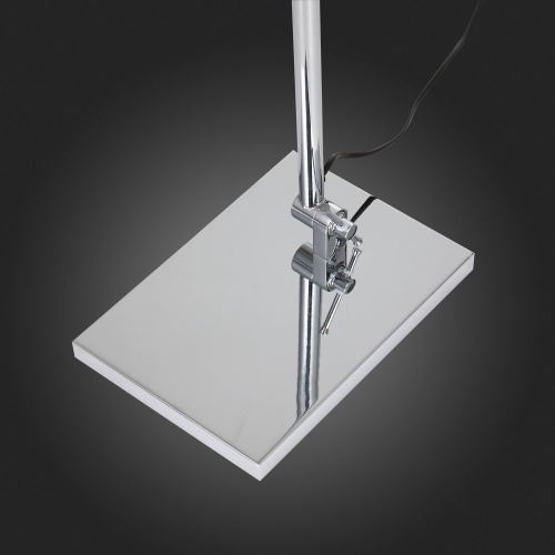 SL460.105.01 Торшер ST-Luce Хром/Белый E27 1*60W (из 2-х коробок) MARCIA фото 2