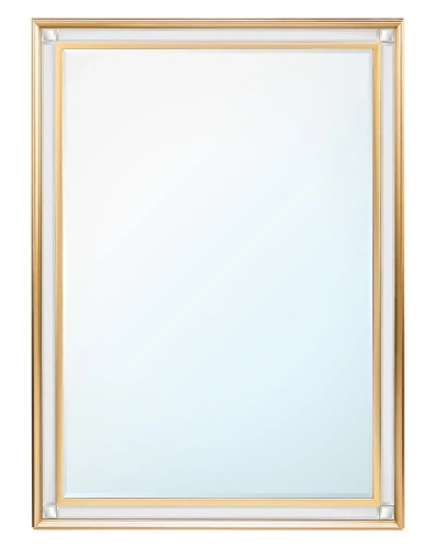 Золотое настенное зеркало "Такер" Золотое настенное зеркало "Такер"