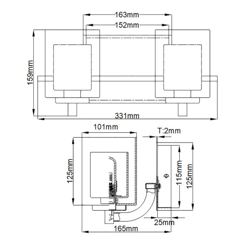 Бра для ванных комнат Quoizel, Арт. QZ-KOLT2-PC-BATH фото 6