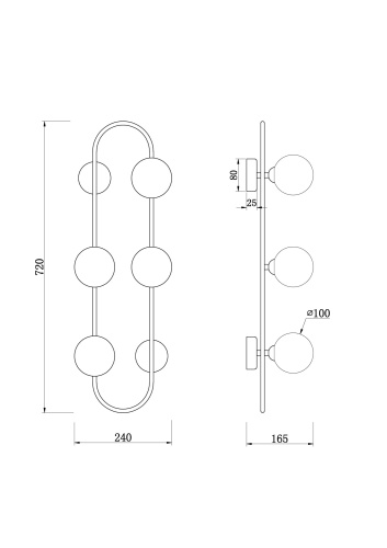 Настенный светильник (бра) Freya FR5233WL-04BS1 фото 3