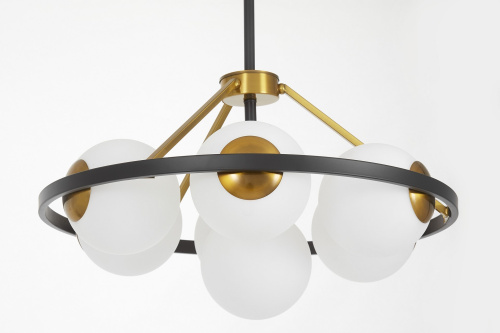 Подвесной светильник Lumina Deco Donzano LDP 8034-7 BK+WT фото 4 Подвесной светильник Lumina Deco Donzano LDP 8034-7 BK+WT фото 4