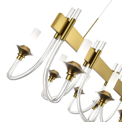 SL1241.213.08 Люстра подвесная ST-Luce Золотистый/Белый E14 8*40W VETRANO фото 3