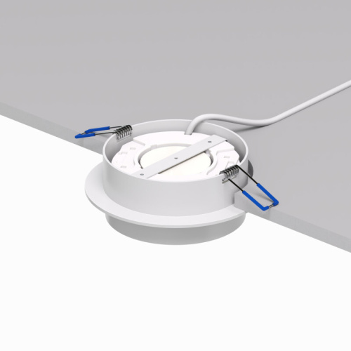 DK2090-WH Встраиваемый светильник FLAT, IP 20, до 15 Вт, GX53, LED, белый, алюминий фото 2