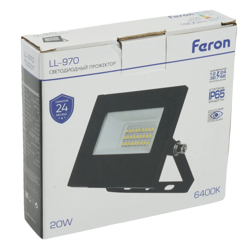 Светодиодный прожектор Feron LL-970 IP65 20W 6400K фото 8