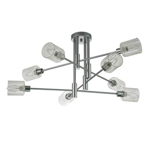 Светильник на штанге Escada 1140/8P E14*40W Silver/Chrome фото 2