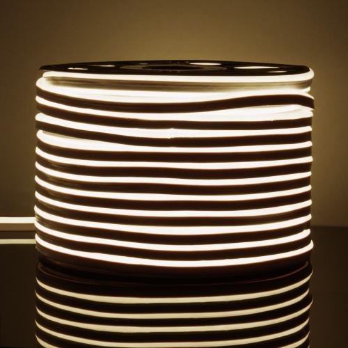 Светодиодный гибкий неон 220 В 9.6 Вт/м 120 Led/м 2835 IP67, односторонний дневной белый 4200 K, 50 м Гибкий неон 220V 9,6W 120Led 2835 IP67 односторонний дневной белый, 50 м фото 5