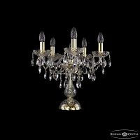 Настольная лампа хрустальная 1415L/5/141-39 G