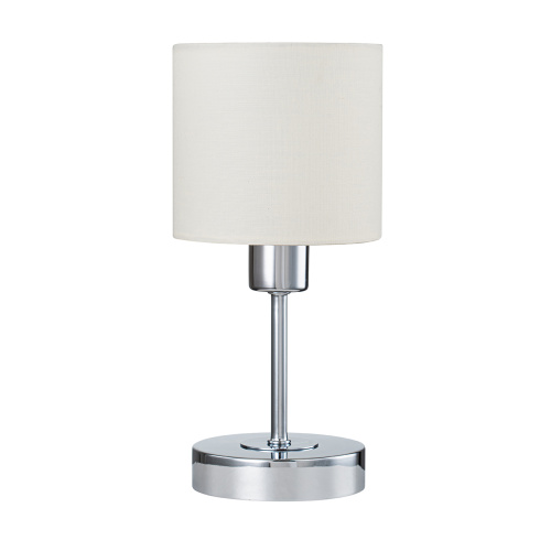 Настольный светильник Escada 1109/1 E14*40W Chrome/Beige фото 2