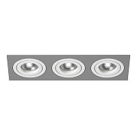 Комплект из светильника и рамки Lightstar Intero 16 (217539+217606+217606+217606) i539060606