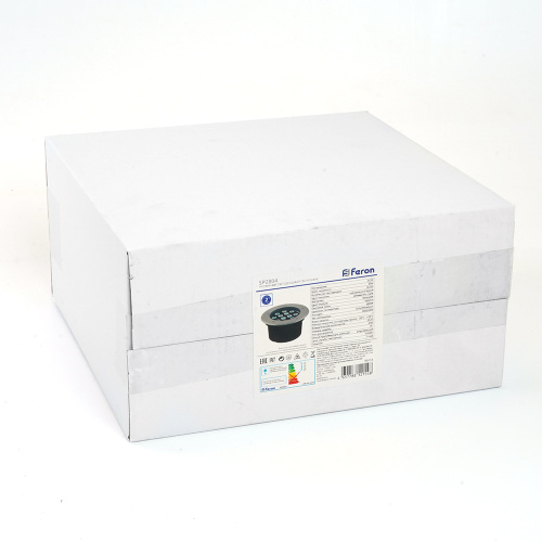 Светодиодный светильник тротуарный (грунтовый) Feron SP2804, 20W, AC/DC12V, низковольтный, 3000K, металлик, IP67 фото 5