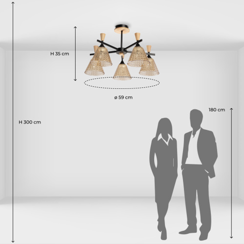 Люстра потолочная De City Dela 635015605 фото 2