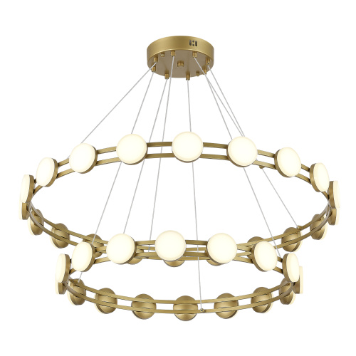 SL6610.203.36 Светильник подвесной ST-Luce золотистый/белый LED 1*70W 4000K MONRO фото 4