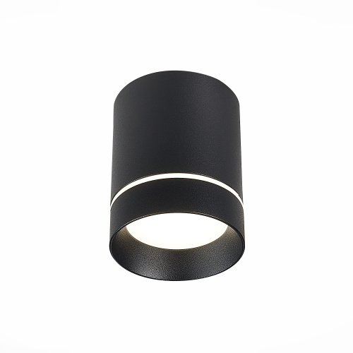 ST115.442.07 Светильник потолочный Черный LED 1*7W 4000K 490Lm Ra>90 120° IP20 D79xH100 170-240V Накладные светильники фото 3