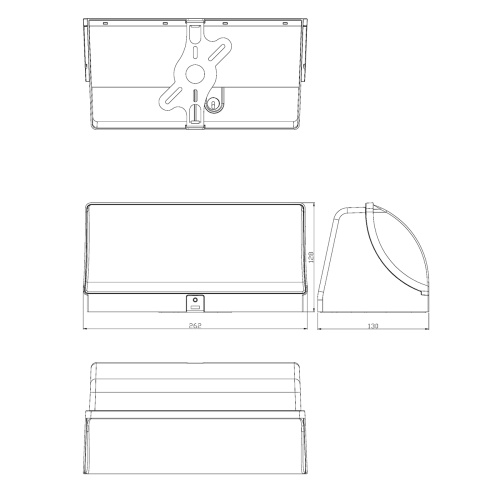 Настенный светильник Escada 30002W/01 LED*30W IP65 White фото 4