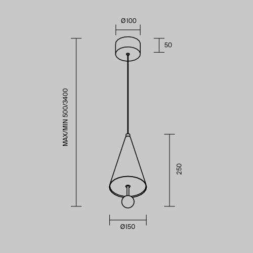 Подвесной светильник Maytoni MOD534PL-L11B3K фото 8