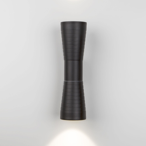 Настенный светодиодный светильник Tube double черный IP54 1502 TECHNO LED фото 4