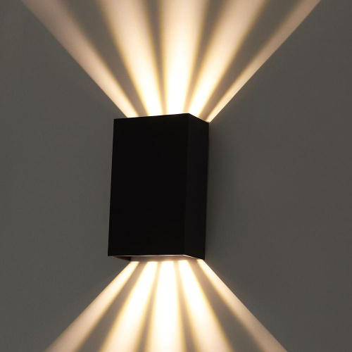 Уличный настенный светодиодный светильник Arte Lamp Algol A5640AL-2BK фото 5