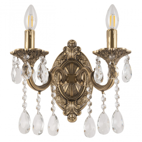 Бра с хрустальными подвесками AL7801B10/2/175 A FP Bohemia Ivele Crystal (Богемия Ивеле Кристалл)
