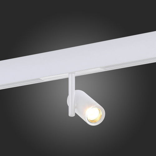 ST808.536.08 Магнитный трековый светильник Белый LED 1*8W 3000K 550Lm Ra>90 36° IP20 D42xH135 48VV SKYLINE 48 фото 4