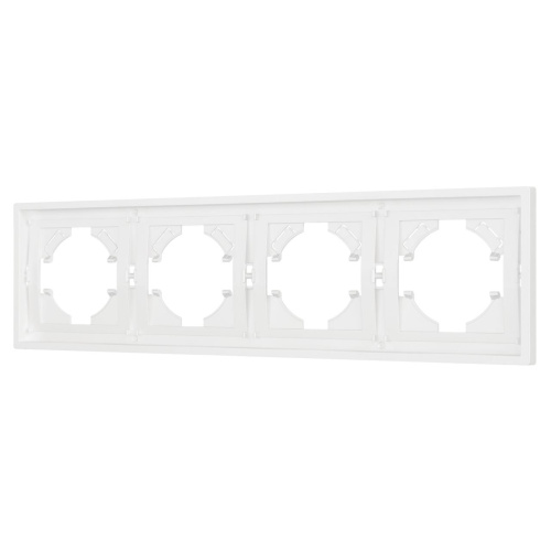 Рамка пластиковая FRM-TENDO-SFPL-4-WH Arlight 054656