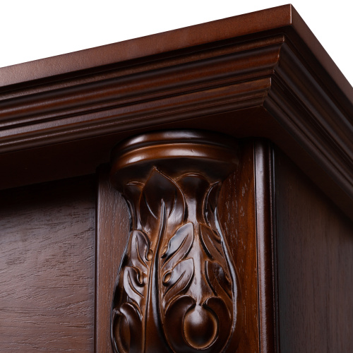 Каминокомплект SALFORD/ОЛИВА Светлый орех с очагом Электроочаг EPSILON/ЭПСИЛОН 33 фото 5