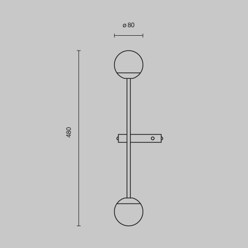 Настенный светильник (бра) Maytoni MOD285WL-L10BS3K фото 3