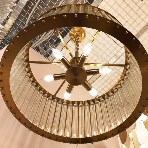 Люстра Cloyd RODERIC C6 / Ø61 см - латунь брашир. (арт.10641) фото 4