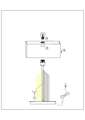 Лампа настольная Moderli V11143-1T Melony фото 3