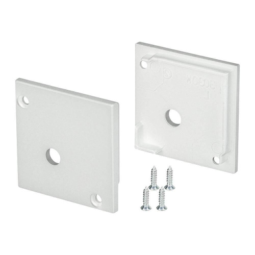 Набор заглушек Arlight SL-Kant-H30 Square с отверстием 024481 Набор заглушек Arlight SL-Kant-H30 Square с отверстием 024481