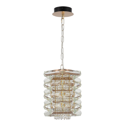 SL6137.203.01 Светильник подвесной ST-Luce медь/прозрачный E14 1*40W STROZZI фото 5