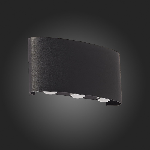 SL089.401.06 Светильник уличный настенный ST-Luce Черный кварцевый LED 6*1W 4000K BISELLO фото 6