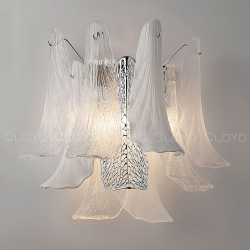 Бра Cloyd WASABI W3 / выс. 39 см - керамика - хром (арт.20663) фото 2