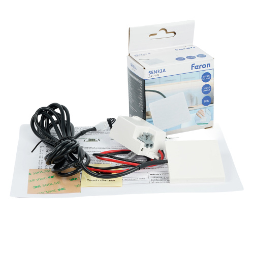 SEN33A 500W 220V датчик касания скрытый белый фото 7