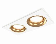 Комплект встраиваемого светильника Ambrella light Techno Spot XC7635005 SWH/PYG белый песок/золото желтое полированное (C7635, N7014)