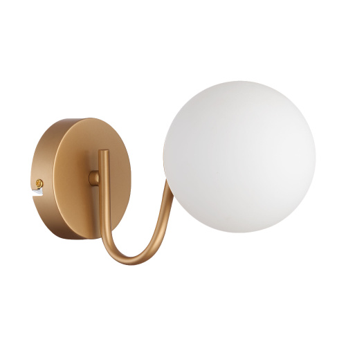 SLE220601-01 Светильник настенный Золотистый/Белый E14 1*40W CALABRIA фото 3