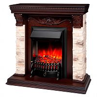Электрокамин RealFlame Patricia NT орех с Fobos s Lux BL