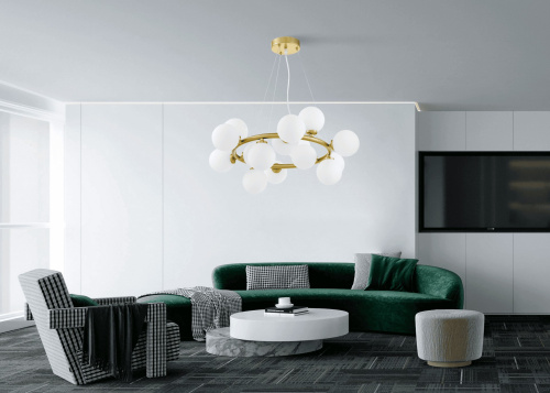 Подвесной светильник Lumina Deco Marsiada LDP 6033-15 MD фото 2