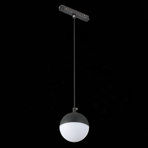 ST358.443.07 Магнитный трековый светильник подвесной Черный LED 1*7W 4000K 520Lm Ra>80 120° IP20 D90 SKYLINE 48 фото 4