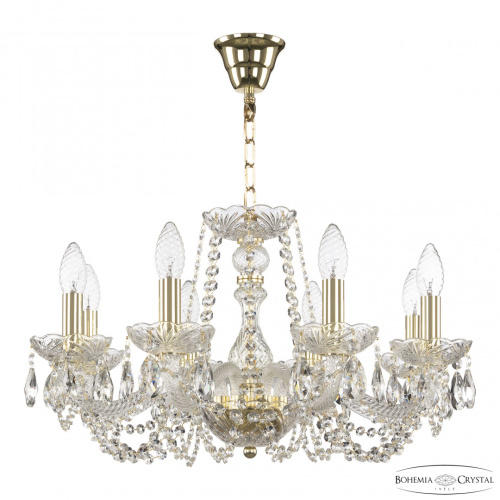 Люстра хрустальная 119/8/200 G Bohemia Ivele Crystal (Богемия Ивеле Кристалл)