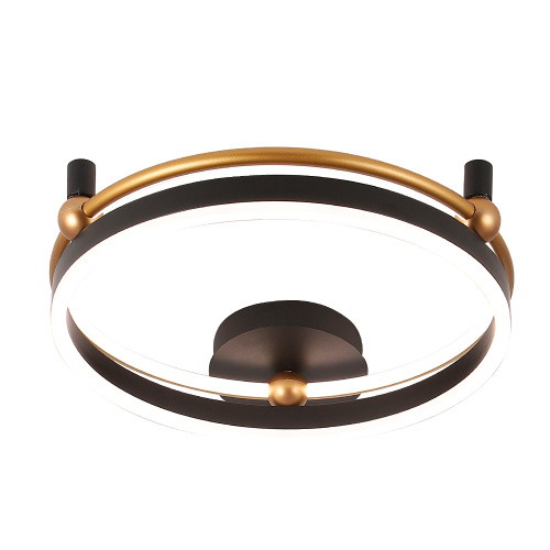 Светильник потолочный Crystal Lux FERNANDO PL48W LED BLACK/GOLD фото 3