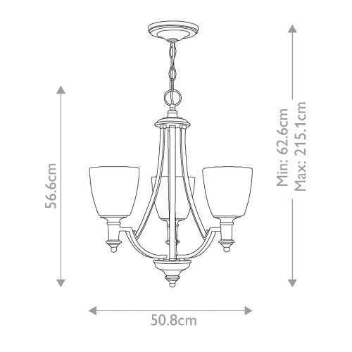 Люстра Hinkely Lighting, Арт. HK-TRUMAN3 фото 2