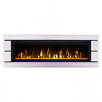 Каминокомплект SEATTLE/РОЯЛ Белый матовый с очагом Электроочаг SAFITA/САФИТА 60