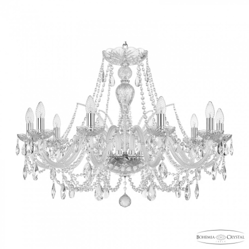 Люстра хрустальная 105/10/300 Ni Bohemia Ivele Crystal (Богемия Ивеле Кристалл)