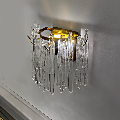 Настенный светильник 771331 gold/clear фото 4