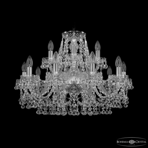 Люстра хрустальная 1409/10+5/240 Ni Bohemia Ivele Crystal (Богемия Ивеле Кристалл) Люстра хрустальная 1409/10+5/240 Ni Bohemia Ivele Crystal (Богемия Ивеле Кристалл)