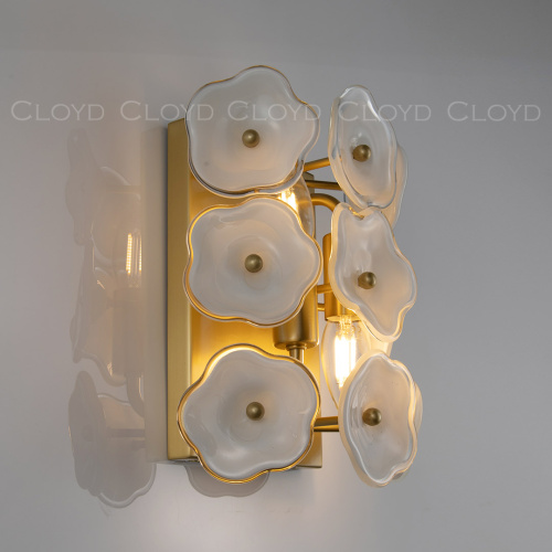 Бра Cloyd EFIOPIA W2 / выс. 28 см - латунь (арт.20393) фото 3