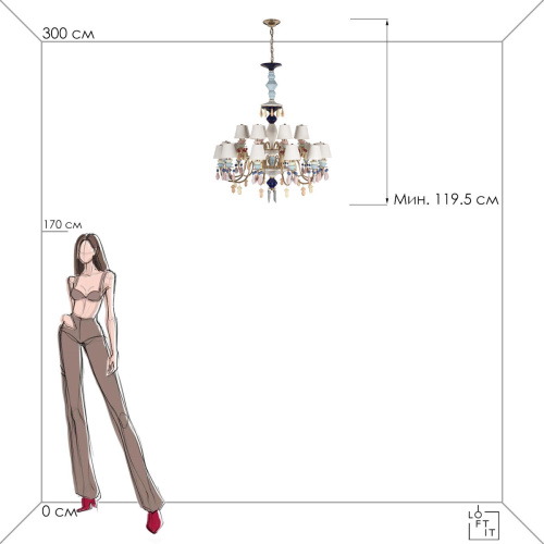 10203/12+8 Mult Подвесной светильник LOFT IT Grace фото 8