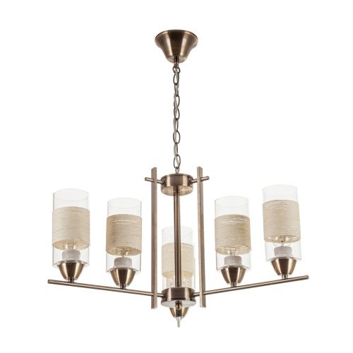 Подвесной светильник Escada 572/6 E27*60W D610 Antique Brass фото 2